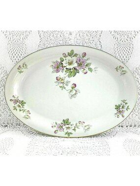 Tirschenreuth Serving Platter 13.25 Apple Blossom Pasco 246 Bavaria Germany